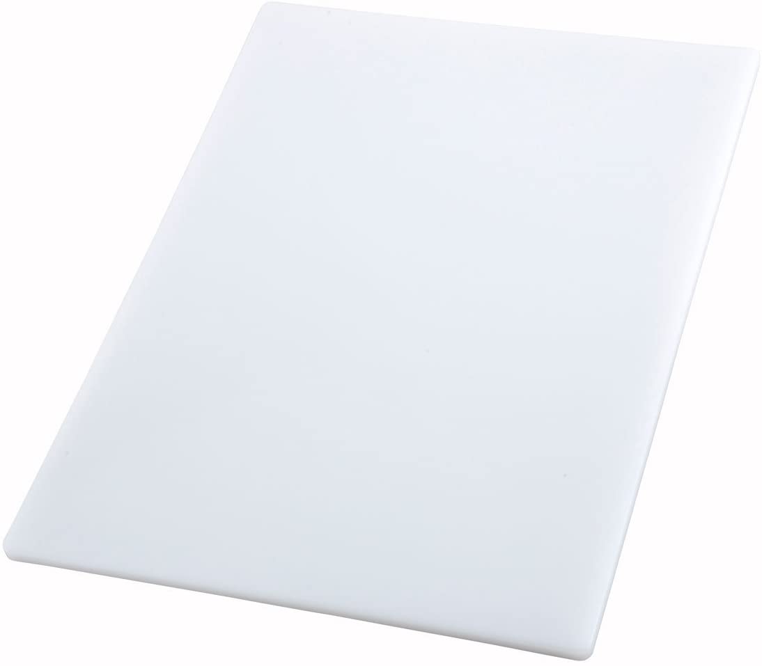 Restaurant 18" x 24" White Poly Cutting Board